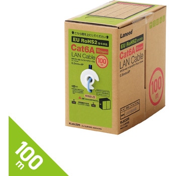 LD-GPAL/WH100RS LAN�P�[�u�� CAT6A �M�K�r�b�g �P�� �R�l�N�^�� �i�{�[���� ���� RoHS �G���R�� �ܐ܂�h�~�~ �V�[���h����(UTP�d�l) 10Gbps 100m �z���C�g�F  1�� 54928853