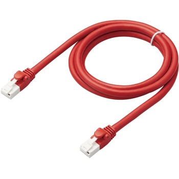 LANケーブル CAT6A ギガビット 爪折れ防止 より線 RJ-45コネクタ RoHS 簡易パッケージ エレコム