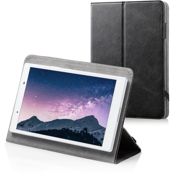 タブレット汎用ブックタイプケース/スタンダード/貼付/ソフトレザー/7.0~8.4inch エレコム