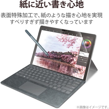 Surface Go2 保護フィルム ペーパーライク 反射防止 指紋防止 ケント紙タイプ エレコム