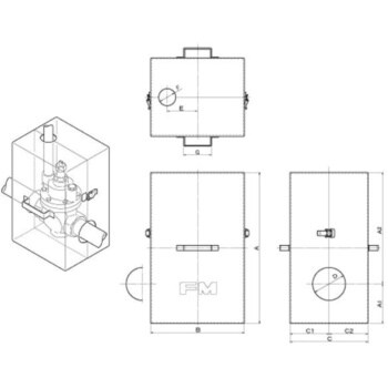 FMバルブ製作所 【FMバルブ(定水位弁)用保護ケース PKS 30A】適用