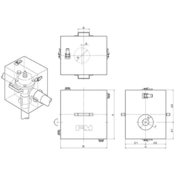 PKA-3L FMバルブ 定水位弁用 保護ケース 1個 FMバルブ製作所 【通販