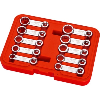10PCS ボックスエンドクローフットレンチセット JTC