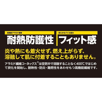 耐熱防炎パイル編み腕カバー FUKUTOKU