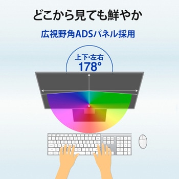 ワイド液晶ディスプレイ 23.8型/1920×1080/アナログRGB、HDMI/ブラック/スピーカー：あり/よりサステナブルなディスプレイへ/3辺フレームレス I ・O DATA(アイ・オー・データ)