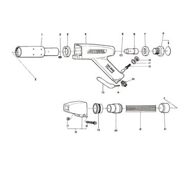 ジェットタガネ JEX-24 部品 日東工器 空圧工具アクセサリー部品 【通販モノタロウ】