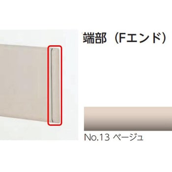 ストレッチャーガード セフティーライン NS 端部(Fエンド) プレーン色 ナカ工業