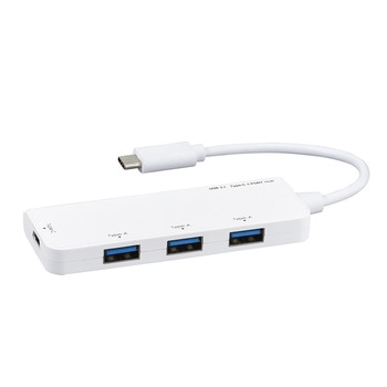 TYPEC USB3.1ハブ 4ポート ナカバヤシ