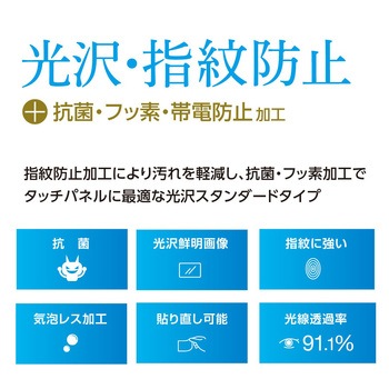 SWITCH Lite用液晶保護フィルム 指紋防止 ナカバヤシ