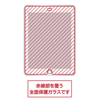 iPad10.2ガラス 指紋防止 ナカバヤシ