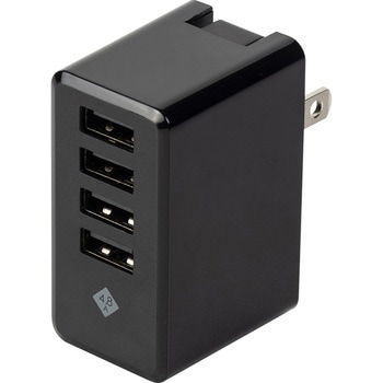 4.8A 4ポートUSB充電器 ナカバヤシ