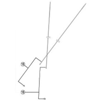WHM8000TL F15 スポーク 301 - SHIMANO(シマノ)
