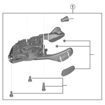 Y0FA98010 SL-M9100 シフティングレバーユニット 右用 1個 SHIMANO