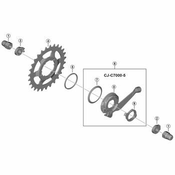 CS-C7000 スプロケット 27T - SHIMANO(シマノ)