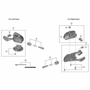 SL-M8100-I レバーキャップ(左用)/固定ネジ SHIMANO(シマノ)