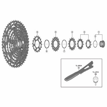 CS-M8100 スプロケット 14T SHIMANO(シマノ)