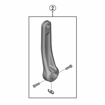 FC-E6100 左クランク 175mm シルバー SHIMANO(シマノ)