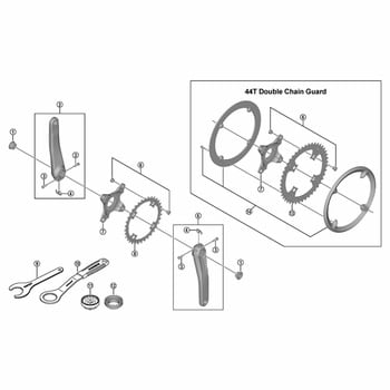 Y0JZ47000 SM-CRE80-R チェーンリング 47T 1個 SHIMANO(シマノ) 【通販