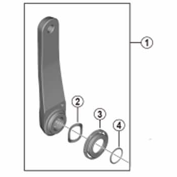 Y1X098020 FC-M9100 左クランク 165mm 1個 SHIMANO(シマノ) 【通販