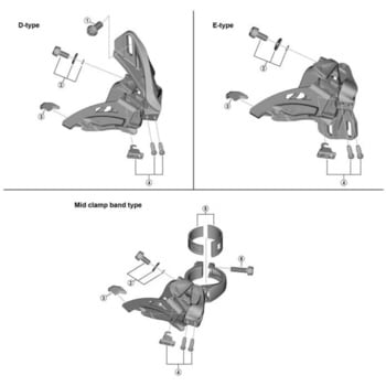 FD-M4020取付ボルトM6X14．5 SHIMANO(シマノ)