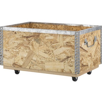 スタッキングボックスL キャスター付 ナチュラル LFS-172 東谷