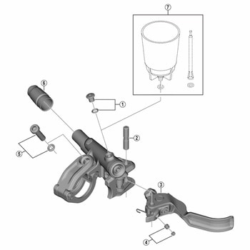 BL-M7100 レバー体ユニット(右用) SHIMANO(シマノ)