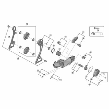 RD-RX805-GS右プレート組GS SHIMANO(シマノ)