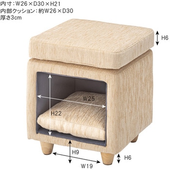 ペットスツール グリーン PET-62GR 東谷