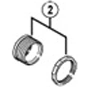 ネジワン & ロックナット (左) SHIMANO(シマノ)