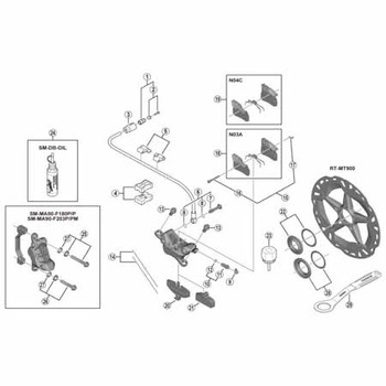 BH90 バンジョーボルト M9120 SHIMANO(シマノ)