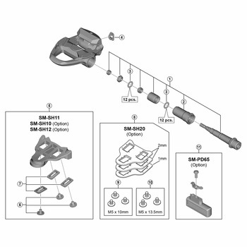 PD-R7000 ロックブッシュ 左 SHIMANO(シマノ)