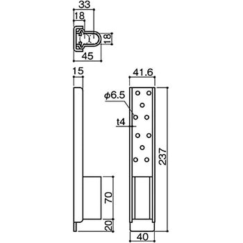 2×4用フレックスホールダウン BXカネシン