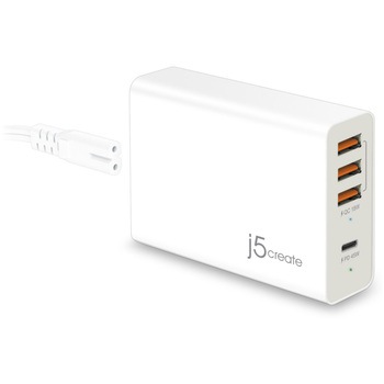 63W 4ポート USB急速充電器 Power Delivery & Quick Charge j5 create