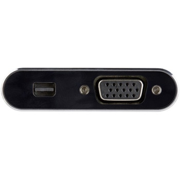 USB Type-C マルチ変換アダプタ Mini DisplayPort(4K/60Hz)またはVGA出力 アルミ筐体 HDR対応 StarTech.com