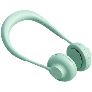 髪の毛が巻き込まれにくい 首掛け扇風機 Msソリューションズ 携帯用扇風機 通販モノタロウ Le Fanh01pk