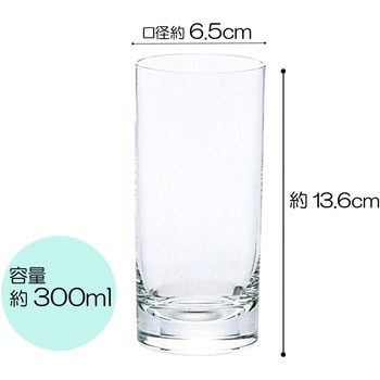 iライン 全面イオン強化 グラス 6個セット 食洗機対応 アデリア(石塚硝子)