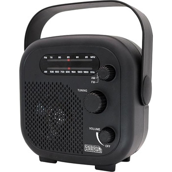 SHR02BK シャワーラジオ YAZAWA(ヤザワコーポレーション) 55003796