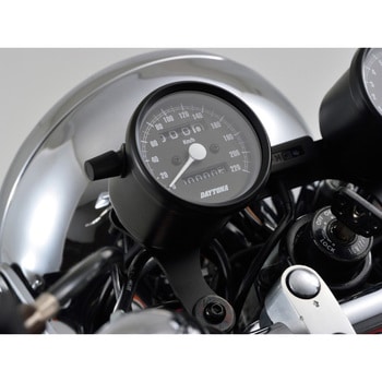 15623 バイク用 機械式スピードメーター Φ60 ホワイトLED照明