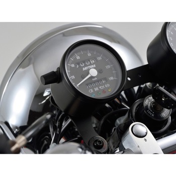 バイク用 機械式スピードメーター Φ60 ホワイトLED照明 DAYTONA(デイトナ)
