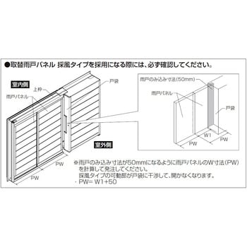 Gj Gaew K 01 Bwex 取替用雨戸パネルアルミ枠用防護断熱タイプ 1枚 Lixil トステム 通販サイトmonotaro