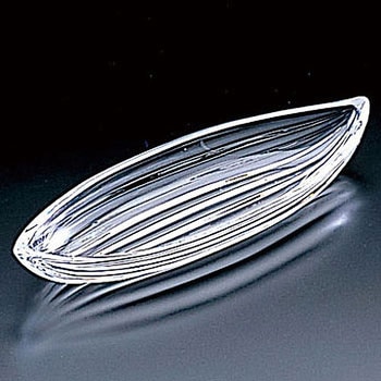 水色 中皿 アデリア(石塚硝子)