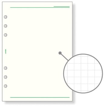 ダヴィンチ リフィル A5 無地調 方眼ノート レイメイ藤井