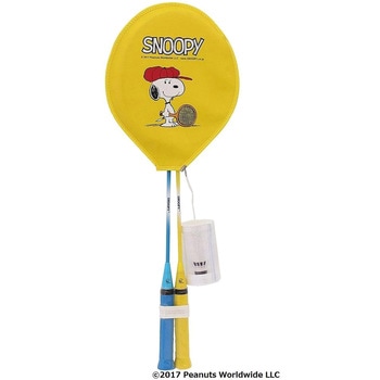 SNOOPY バドミントンセット2本組 Enjoy Family