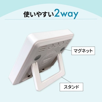 MAG時計付デジタル温度湿度計 ニコピタ ノア精密
