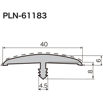 PLN-61183_MP ティーソフト 幅40mm 1巻(20m) パネフリ工業 【通販 