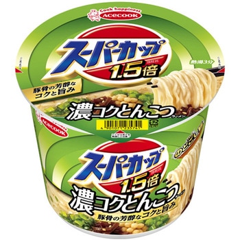 スーパーカップ1.5倍 とんこつラーメン エースコック