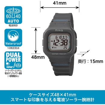 MAG電波ソーラーウォッチ ウェーブフォース MAG(ノア精密)