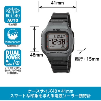 MAG電波ソーラーウォッチ ウェーブフォース MAG(ノア精密)