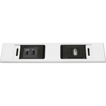 テーブル用配線口(電源・USB) ナカバヤシ