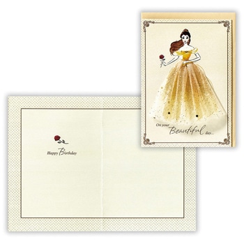グリーティングカード ディズニー ベルのドレス 日本ホールマーク メッセージカード ポストカード 通販モノタロウ
